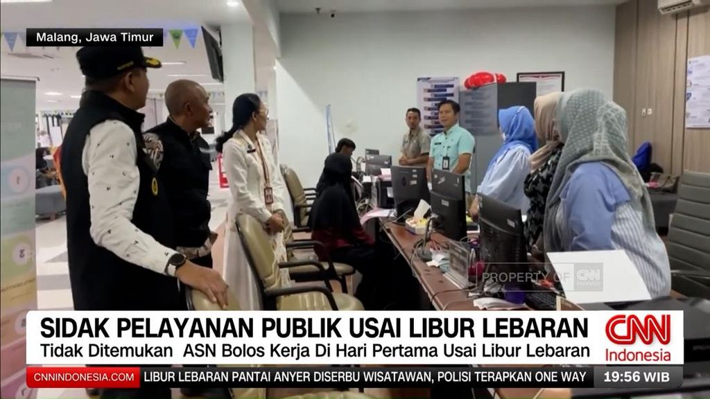 VIDEO: Sidak Pelayanan Publik Usai Libur Lebaran di Malang