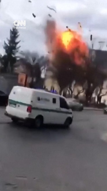 Gereja Warisan Dunia UNESCO di Ukraina Dihantam Drone Rusia