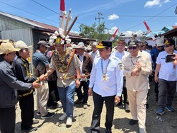 Wamen Sarawak Kagum Lihat PLBN Indonesia di Kaltara, Kepingin Buat Juga