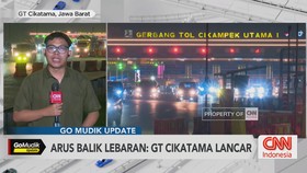 VIDEO: Arus Balik Lebaran: GT Cikatama Lancar