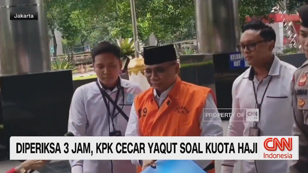 VIDEO: Diperiksa 3 Jam, KPK Cecar Yaqut Soal Kuota Haji