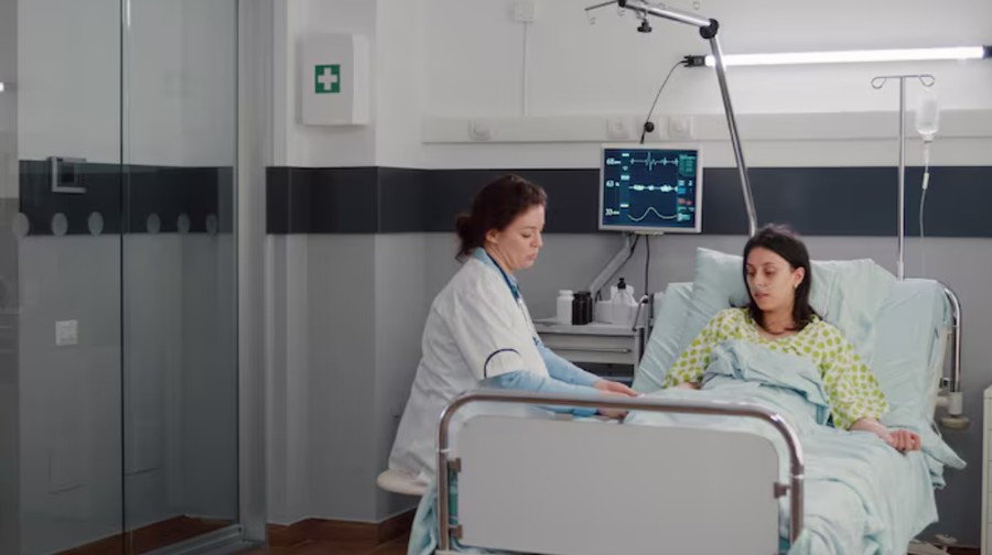 Ilustrasi Anak Sakit