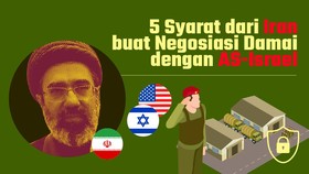 INFOGRAFIS: 5 Syarat dari Iran buat Negosiasi Damai dengan AS-Israel