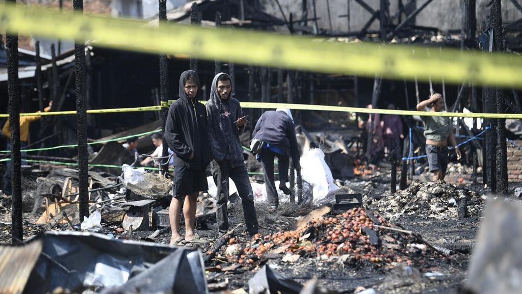 FOTO: Penampakan Pasar Segiri Samarinda Usai Dilalap Si Jago Merah