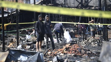 FOTO: Penampakan Pasar Segiri Samarinda Usai Dilalap Si Jago Merah