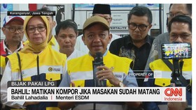 VIDEO: Bahlil: Matikan Kompor Jika Masakan Sudah Matang