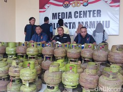 5 Warga di Mamuju Timbun-Jual LPG 3 Kg Rp 50 Ribu Ditangkap