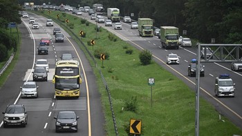 FOTO: Penerapan One Way Tahap Dua Arus Balik Lebaran 2026
