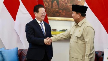 Prabowo Terima Menteri Keamanan China di Istana