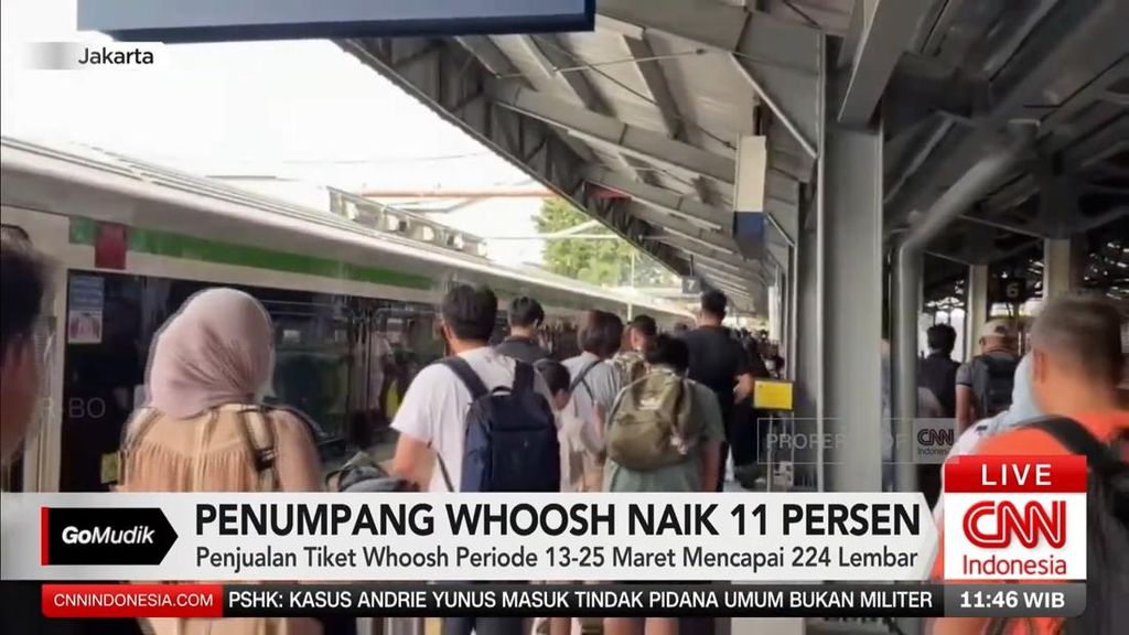 VIDEO: Penumpang Whoosh Naik 11 Persen