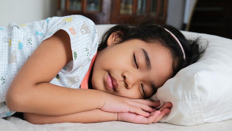 Tidur anak setelah liburan