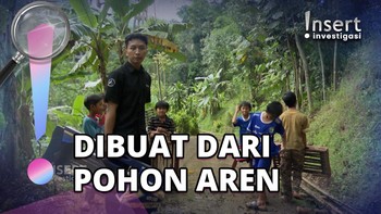 Wahana Lori-lorian di Ciherang, Roller Coaster Alami dari Pohon Aren