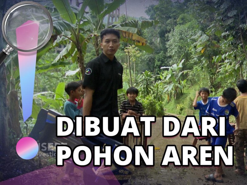 Wahana Lori-lorian di Ciherang, Roller Coaster Alami dari Pohon Aren