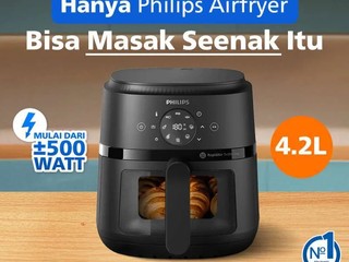 Masak Lebih Praktis & Sehat Pakai Philips Airfryer, Lebih Hemat Listrik!