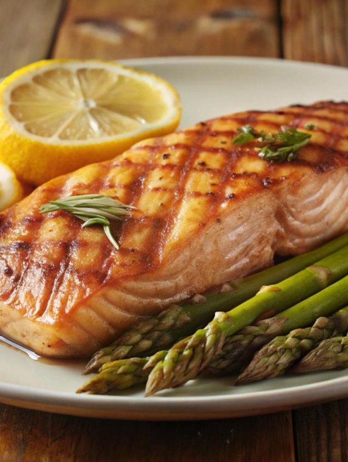 Salmon panggang lemon/Foto: Freepik.com