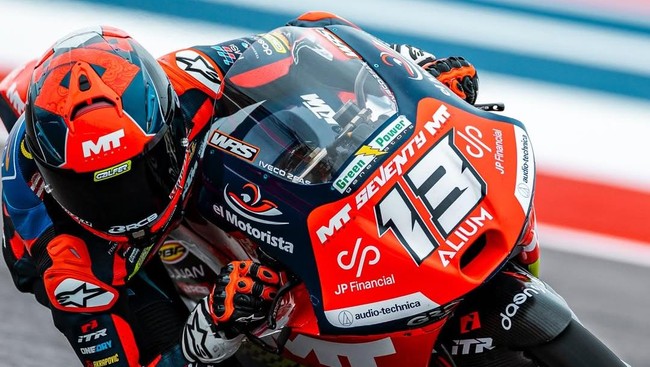 Pembalap Malaysia, Hakim Danish, buka suara usai mengalami kecelakaan horor dalam kualifikasi Moto3 Amerika 2026 di Sirkuit COTA, Minggu (29/3) dini hari WIB.