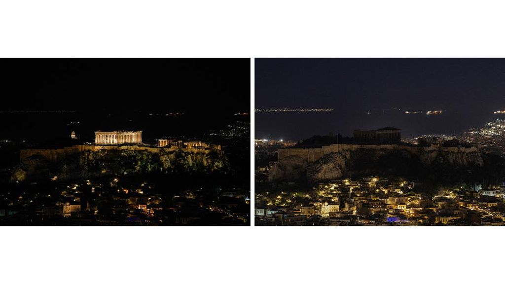 FOTO: Peringatan Earth Hour 2026 di Berbagai Penjuru Bumi