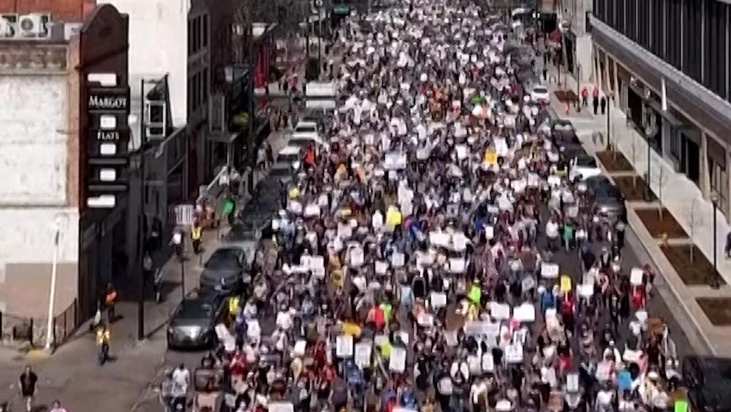 Jutaan Warga AS Protes 'No Kings', Demo Kebijakan Trump dan Perang Iran