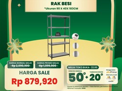 Rak Besi Banting Harga di Transmart Full Day Sale, Jadi Segini