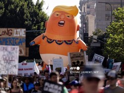 Demo Besar-besaran No Kings di Berbagai Kota AS, Protes Gaya Otoriter Trump