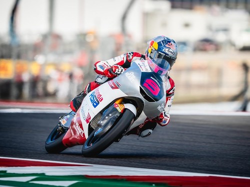 Pembalap Honda Team Asia asal Indonesia, Veda Ega Pratama (9).