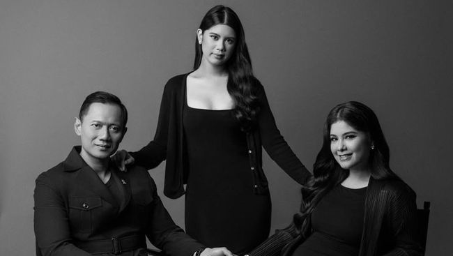 7 Foto Maternity Annisa Pohan Bersama AHY dan Aira Saat Hamil Anak Kedua di Usia 44 Tahun