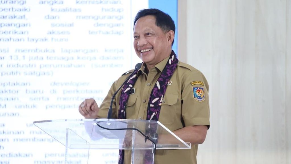 Mendagri Tito Apresiasi BSPS, Bantu Warga Kurang Mampu Dapat Hunian