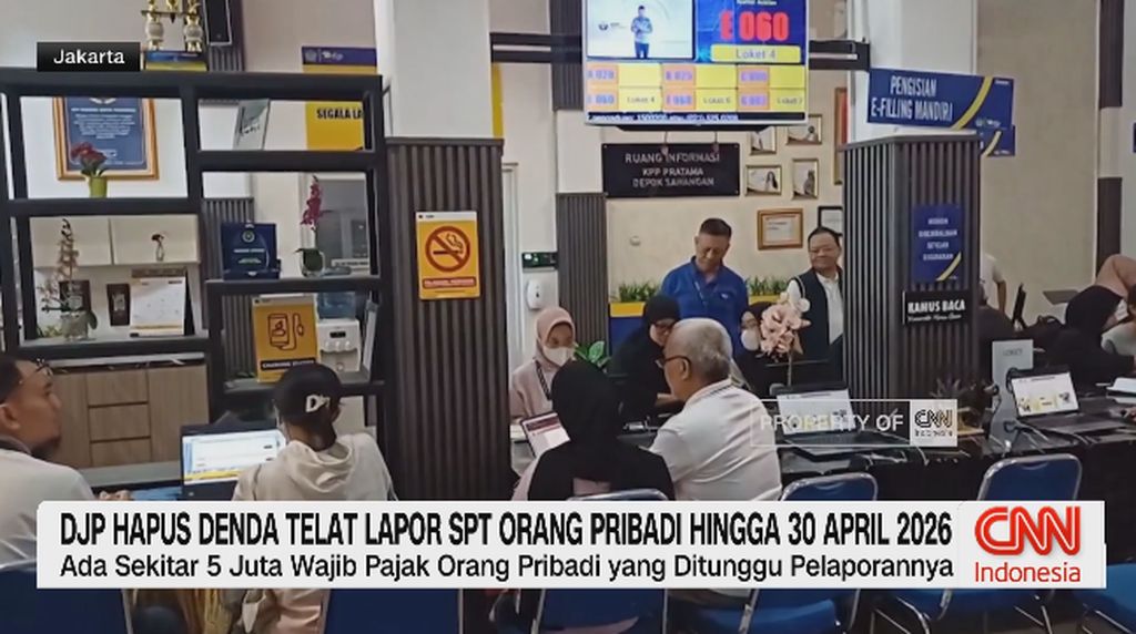 VIDEO: DJP Hapus Denda Telat Lapor SPT Orang Pribadi Hingga 30 April