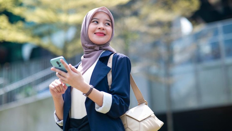 Ilustrasi wanita muslim