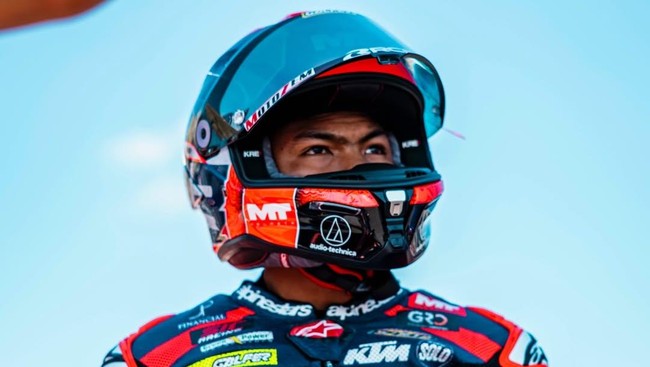 Pembalap Malaysia, Hakim Danish Ramli, enggan sesumbar dalam Moto3 Spanyol 2026, akhir pekan nanti, meski pernah podium di Sirkuit Jerez.
