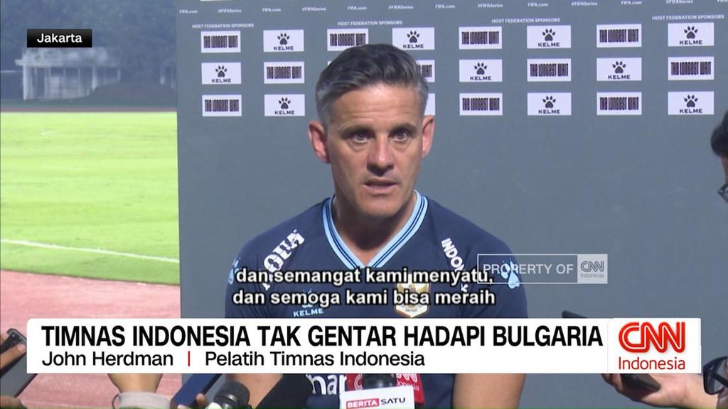 VIDEO: Timnas Indonesia Tak Gentar Hadapi Bulgaria
