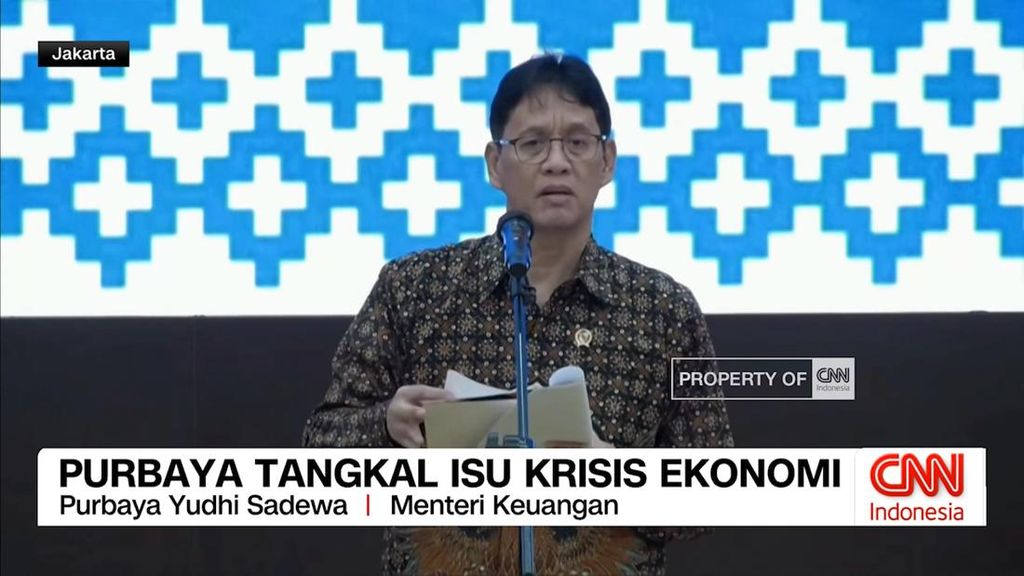 VIDEO: Purbaya Tangkal Isu Krisis Ekonomi