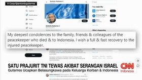 VIDEO: Satu Prajurit TNI Tewas Akibat Serangan Israel