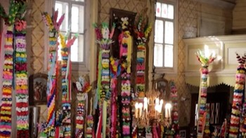 Desa Lyse Polandia Penuh Warna saat Perayaan Minggu Palma