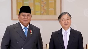 Momen Prabowo Temui Kaisar Naruhito di Istana Kekaisaran Jepang
