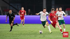 Menit 38: Gol Penalti Marin Petkov, Bulgaria Unggul 1-0 atas Indonesia