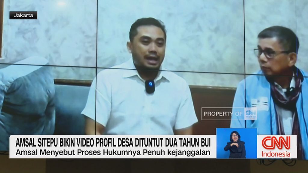 VIDEO: Amsal Sitepu Bikin Video Profil Desa Dituntut Dua Tahun Bui