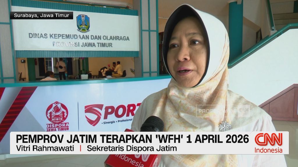 VIDEO: Pemprov Jatim Terapkan 'WFH' 1 April 2026