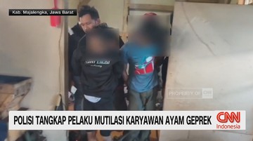 VIDEO: Polisi Tangkap Pelaku Mutilasi Karyawan Ayam Geprek