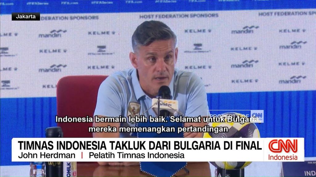 VIDEO: Timnas Indonesia Takluk dari Bulgaria di Final