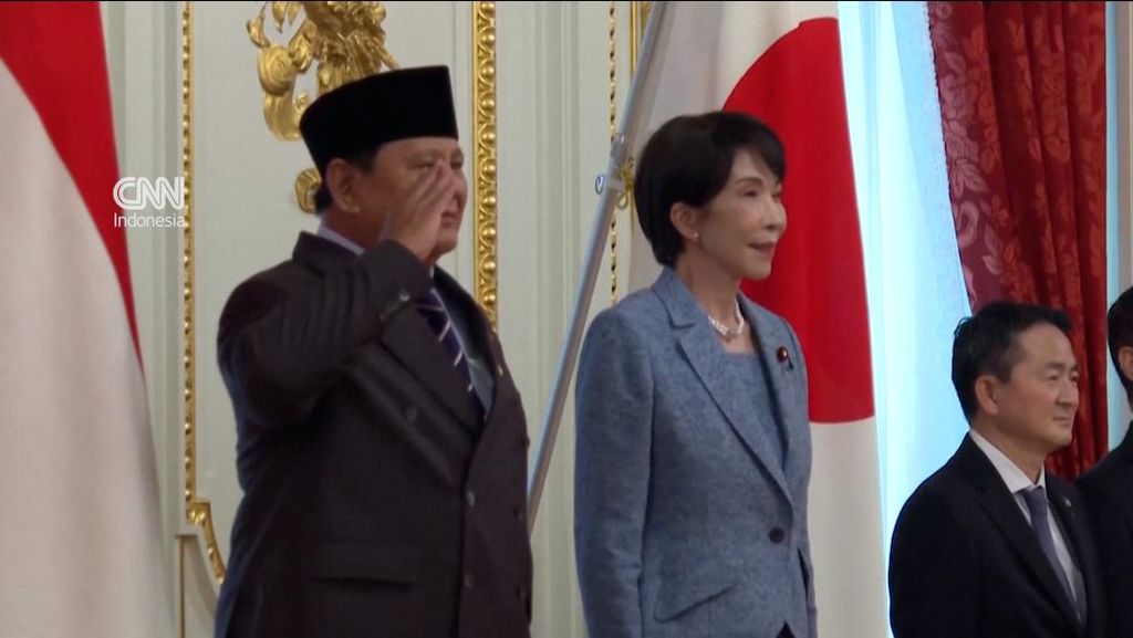 Momen Prabowo Tiba di Jepang Jumpa PM Sanae