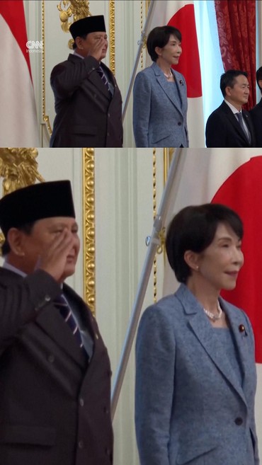 Momen Prabowo Tiba di Jepang Jumpa PM Sanae