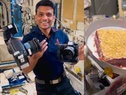 Seru! Astronot Ini Bagikan Momen Bikin Kue di Luar Angkasa