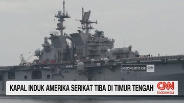 VIDEO: Kapal Induk Amerika Serikat Tiba di Timur Tengah