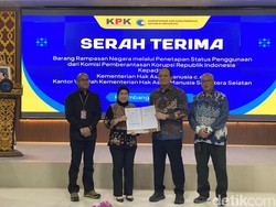 KPK Serahkan Rumah Rampasan Korupsi Rp 508 Juta ke KemenHAM