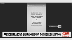 VIDEO: Presiden Prabowo Sampaikan Duka TNI Gugur di Lebanon