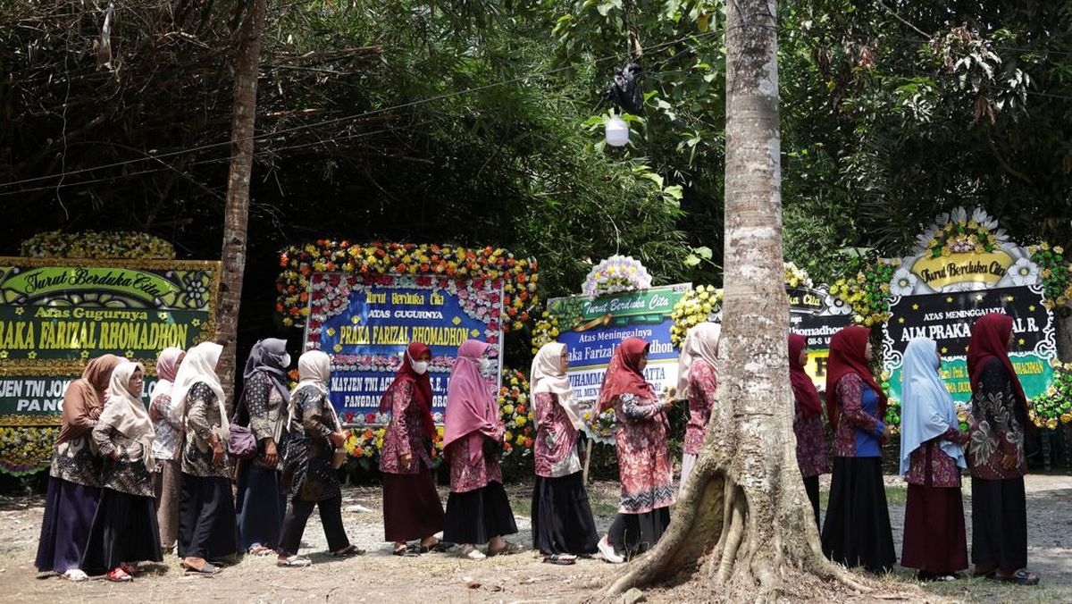 FOTO: Duka Para Pelayat Praka Farizal