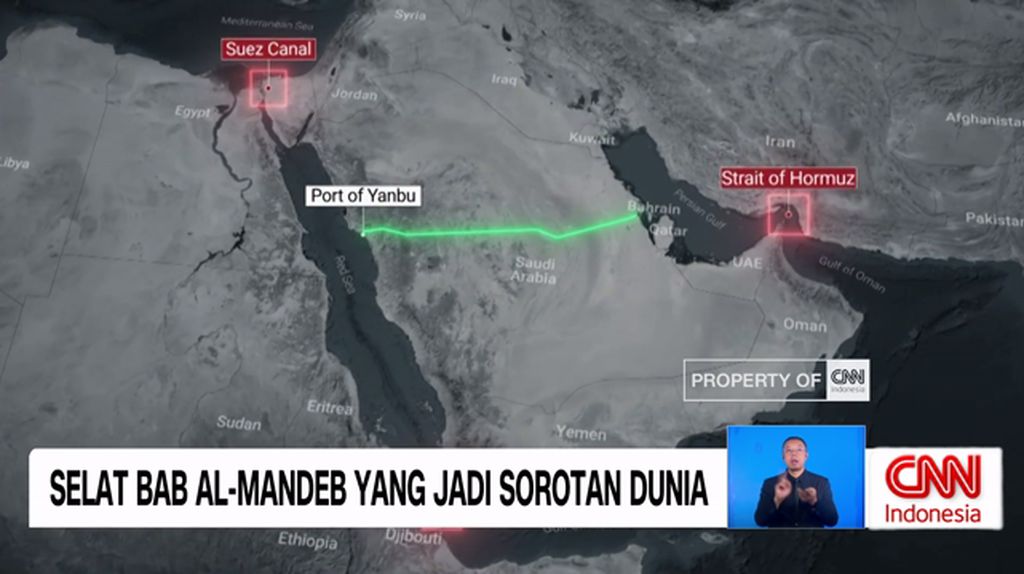 VIDEO: Selat Bab Al Mandeb yang Jadi Sorotan Dunia