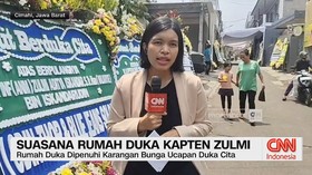 VIDEO: Suasana Rumah Duka Kapten Inf Zulmi Aditya Iskandar