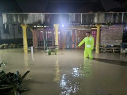 Ratusan Rumah di Grobogan Terendam Banjir Malam Ini